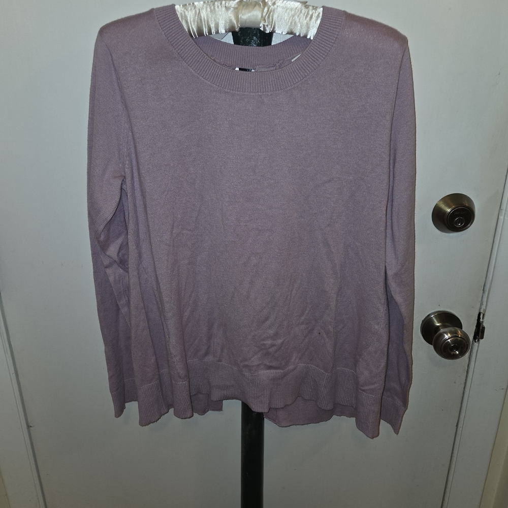 New York & Company Purple Sweatshirt